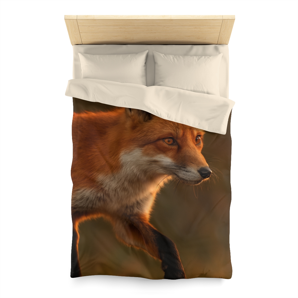 Crimson Whisper Red Fox trendy bedroom duvets