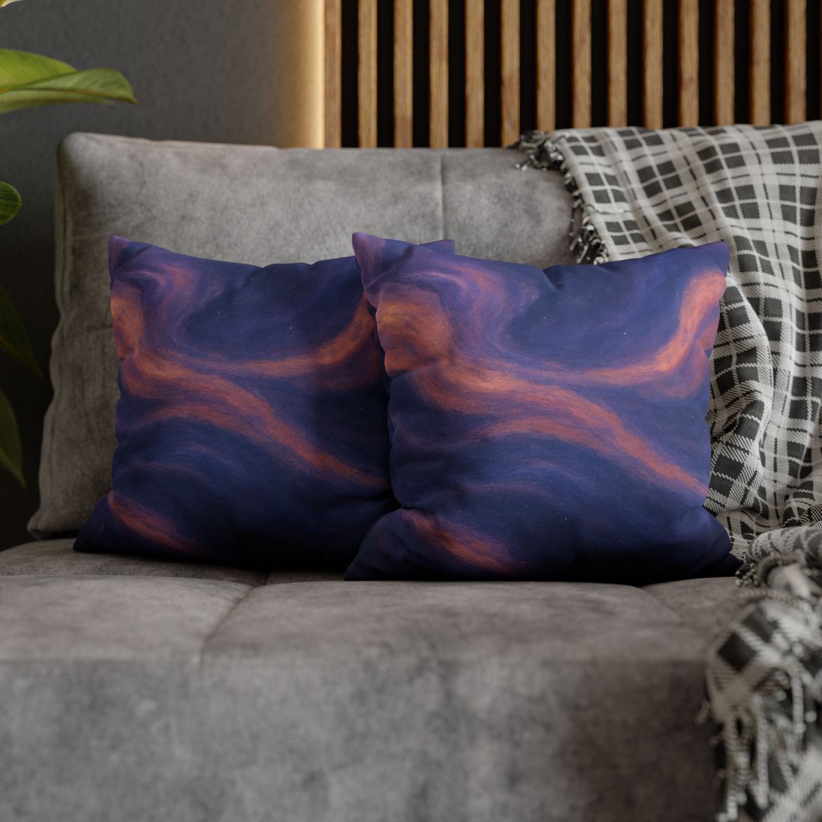 Chromatic Nebula Tapestry comfortable bedding pillow covers