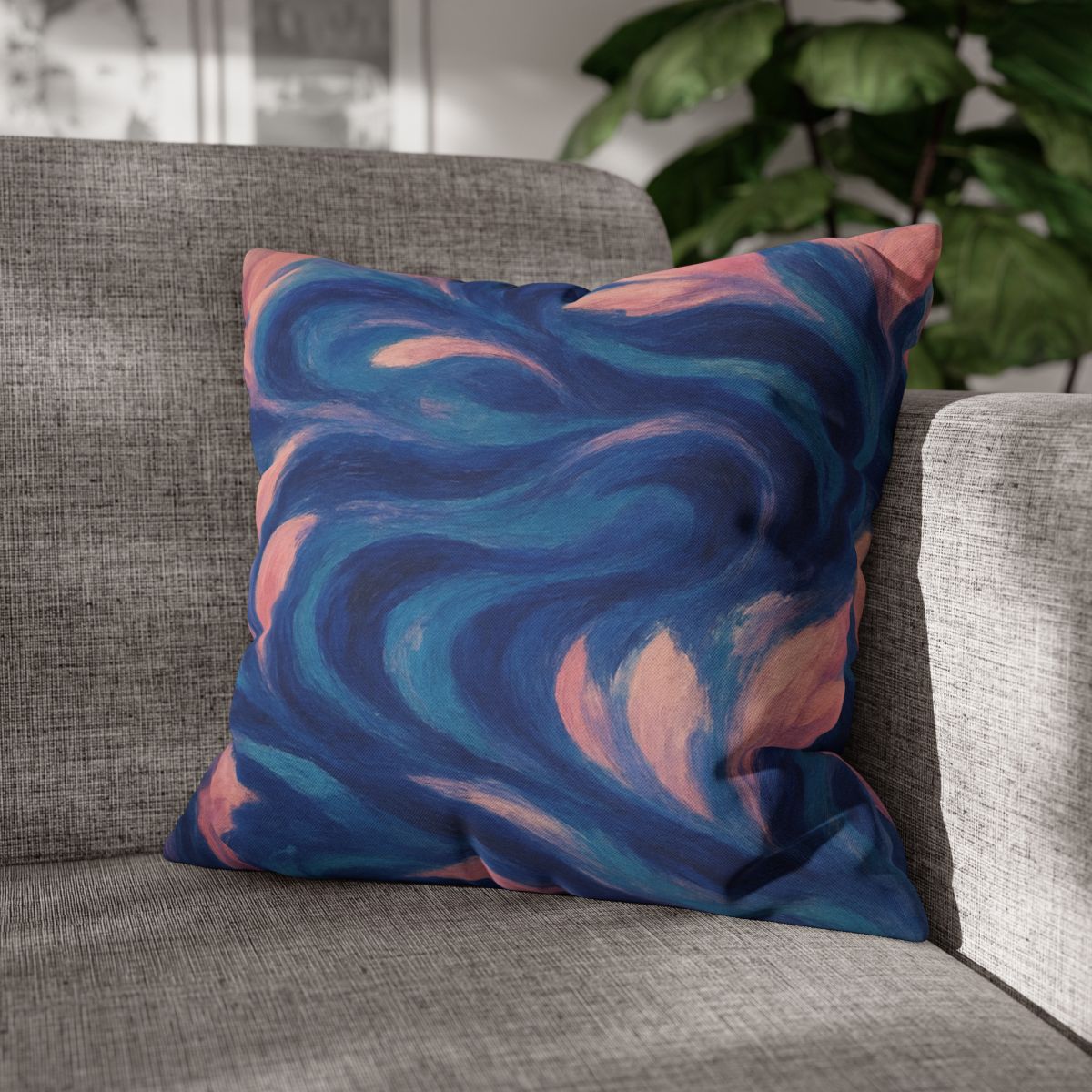 Petal Wave Cascade soft cotton pillow cases
