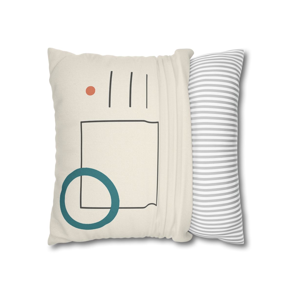 Open Frame With Drifted Ring soft cotton pillow cases