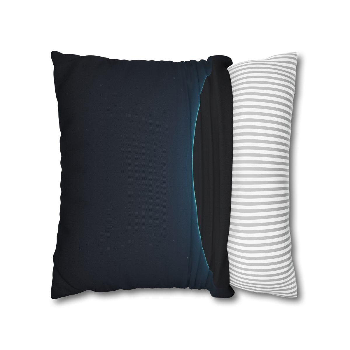Black Horizon Silhouette comfortable bedding pillow covers