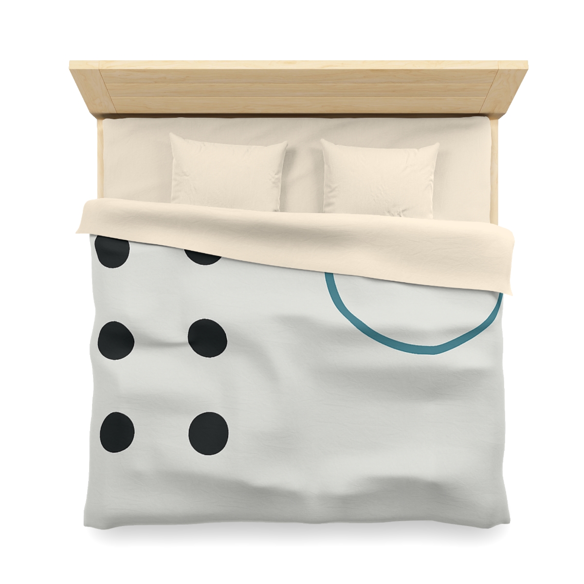 Broken Grid With One Orbit Ring designer printed duvets