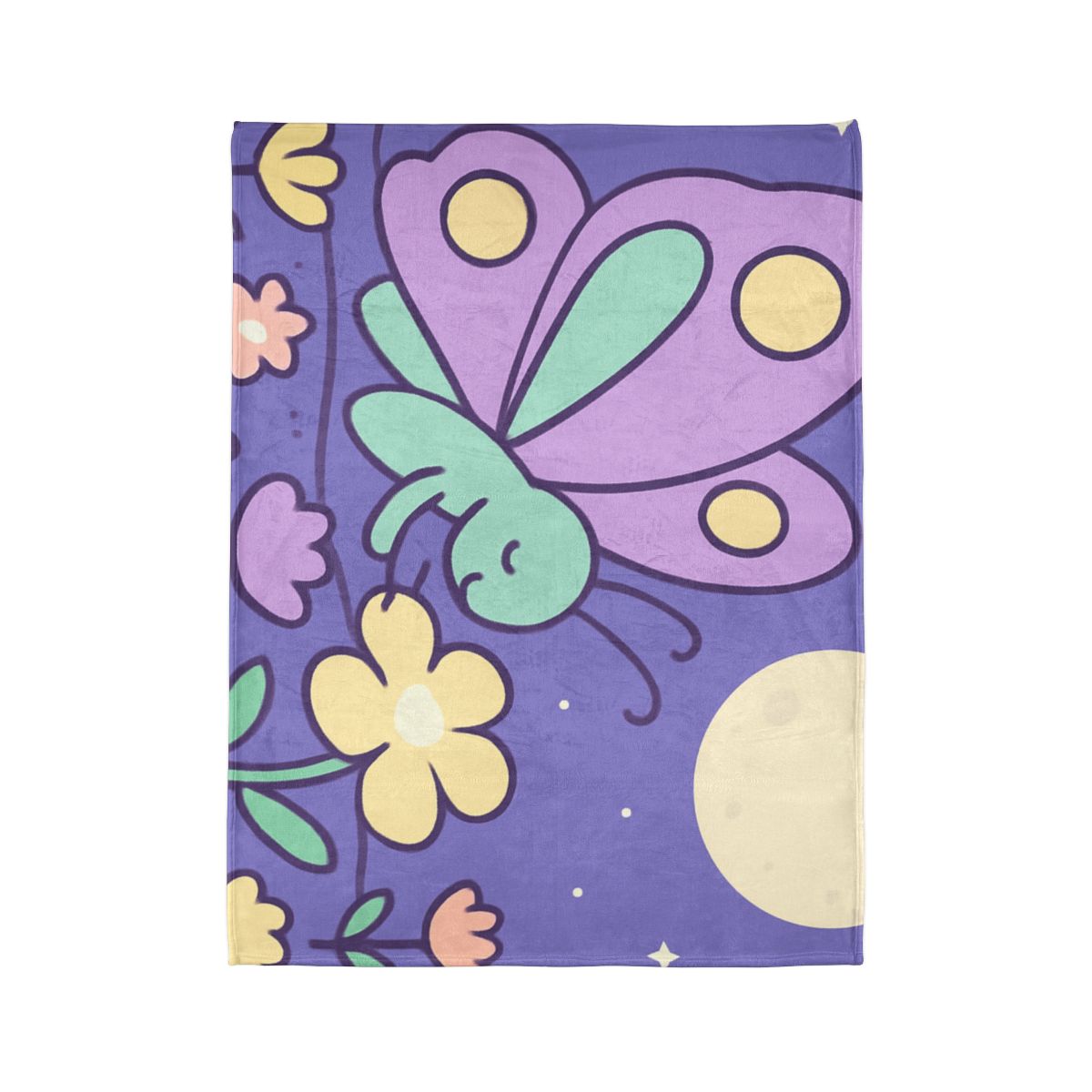 Moon Garden Butterfly trendy patterned blankets