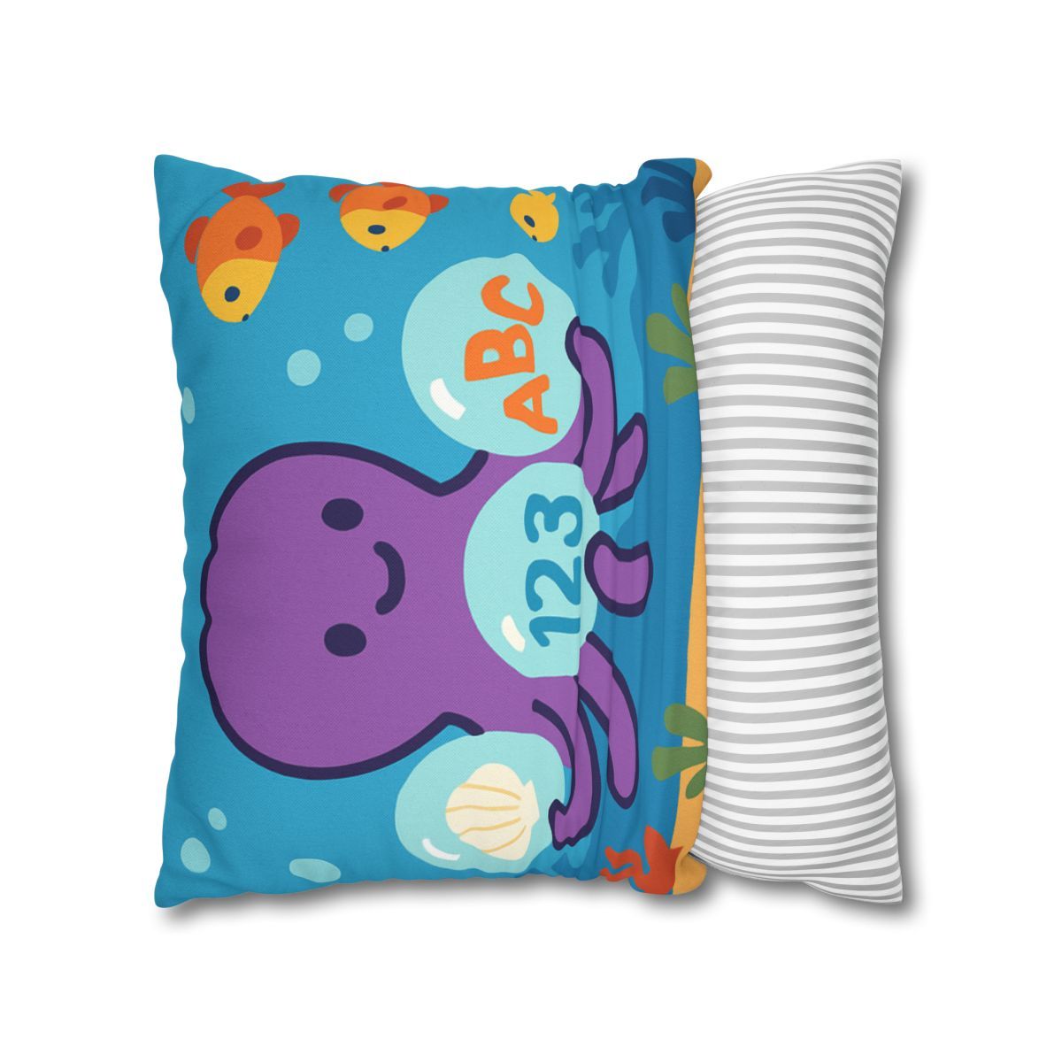 Octopus Library Of Bubble Books trendy patterned pillow cases