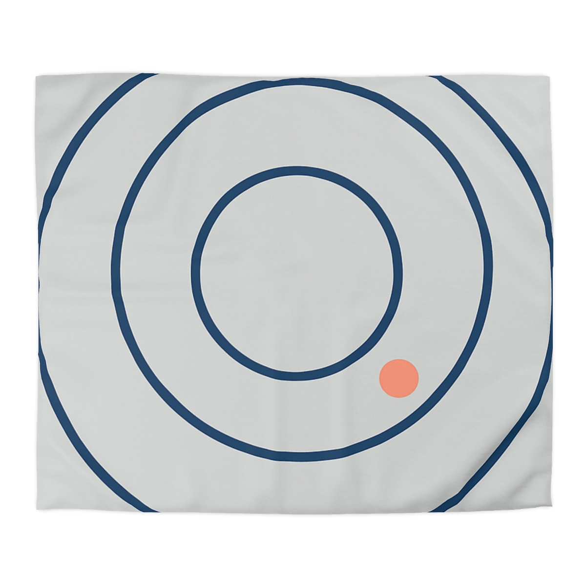 Three Calm Rings With Accent Dot personalized bedding duvets