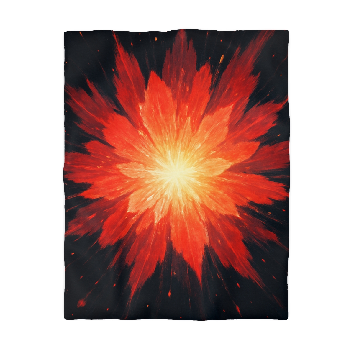 Starburst Ember Bloom custom duvets