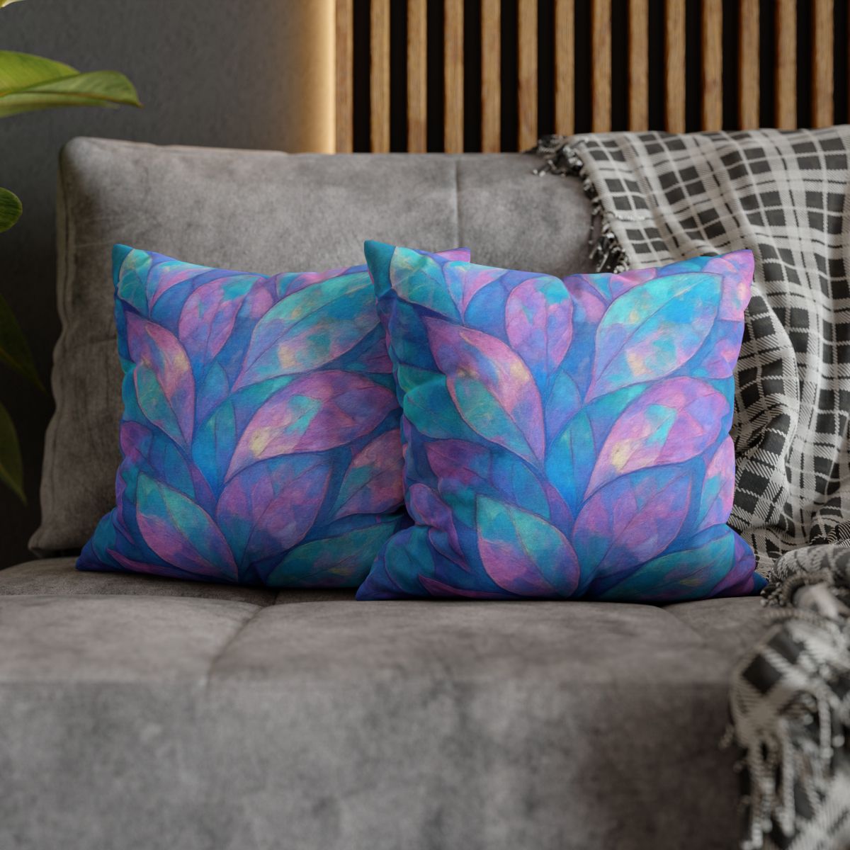 Petal Mosaic Aurora comfortable bedding pillow covers