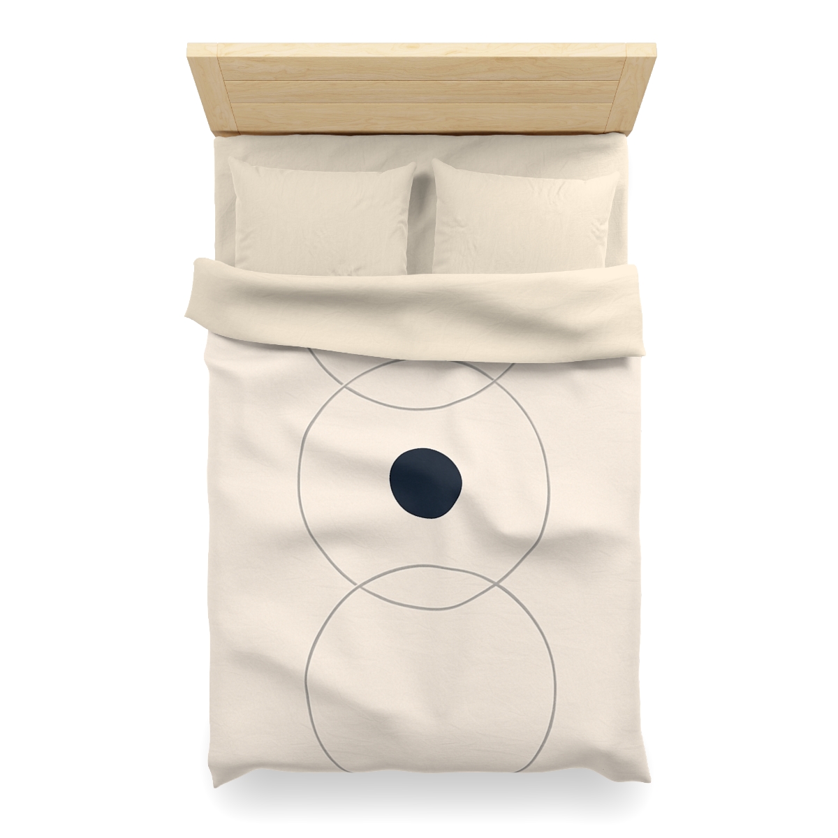 Stacked Rings With Silent Gap duvets for gifts