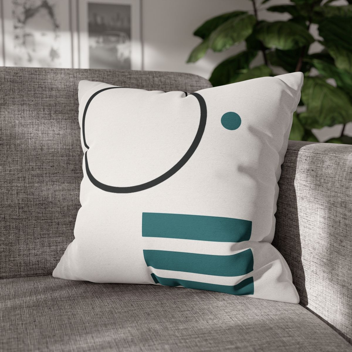 Orbiting Bars And Hollow Circle comfortable bedding pillow covers