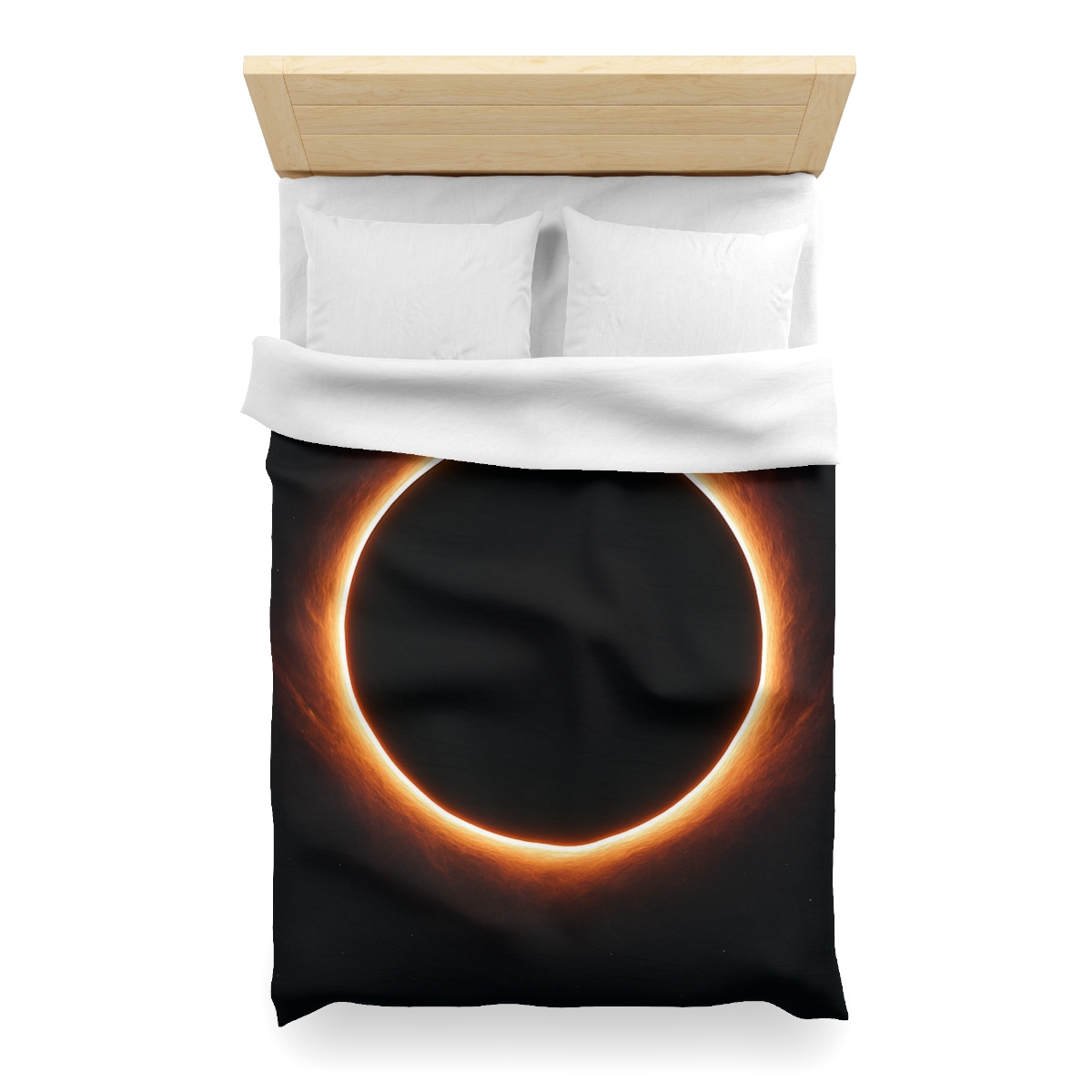 Dark Horizon Singularity Glow personalized bedding duvets
