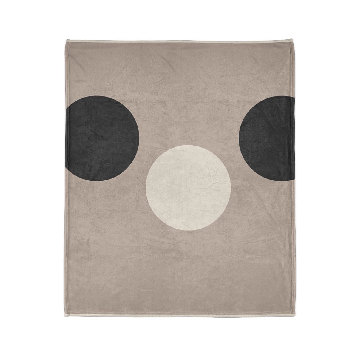 Staggered Trio Of Coins personalized cozy blankets