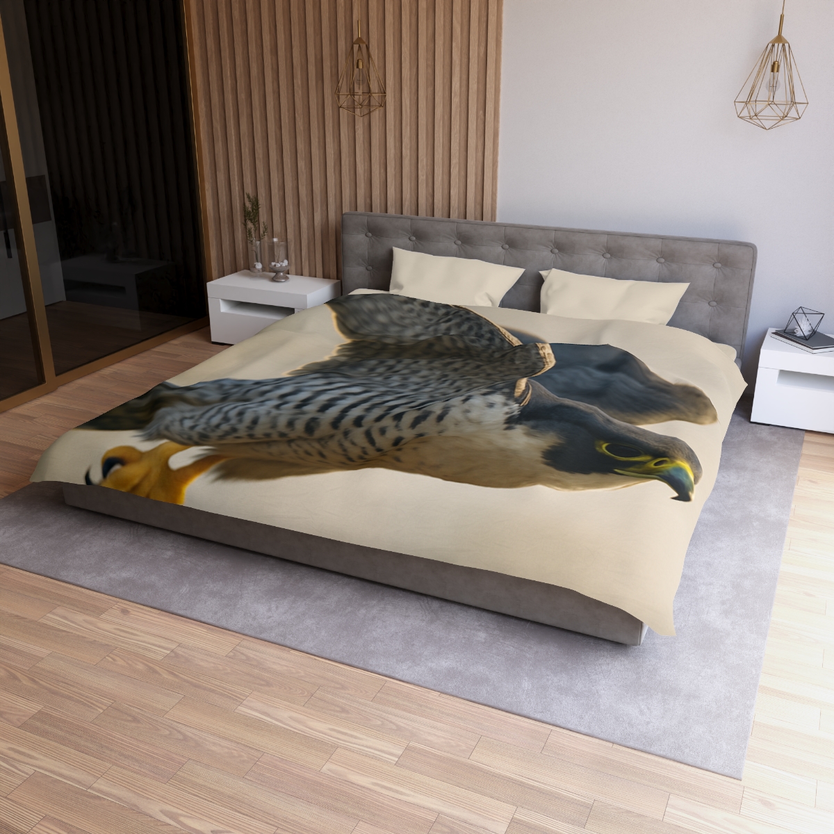 Sky Bolt Peregrine Falcon warm winter duvets