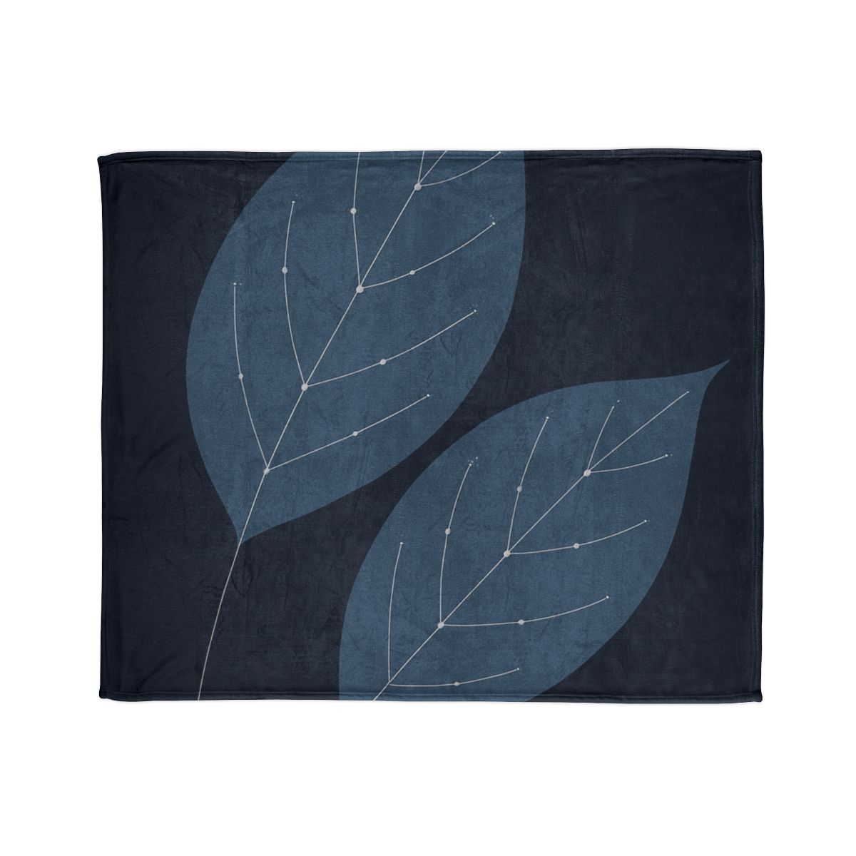 Leaf Vein Constellation Map personalized cozy blankets