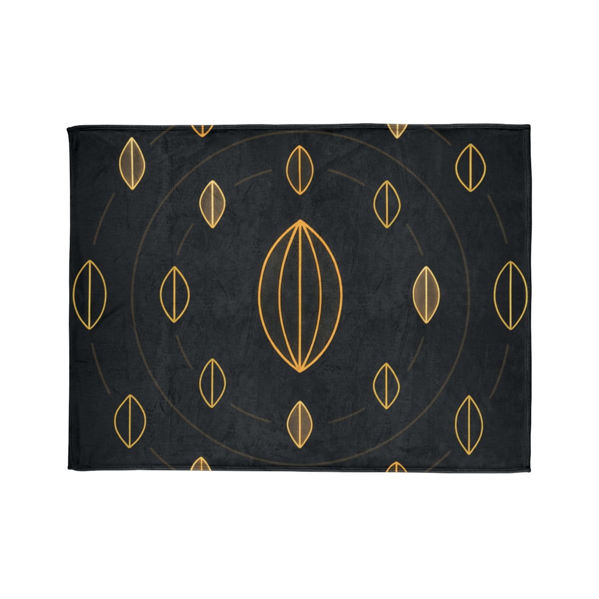 Orbiting Seed Ring Pattern warm winter blankets