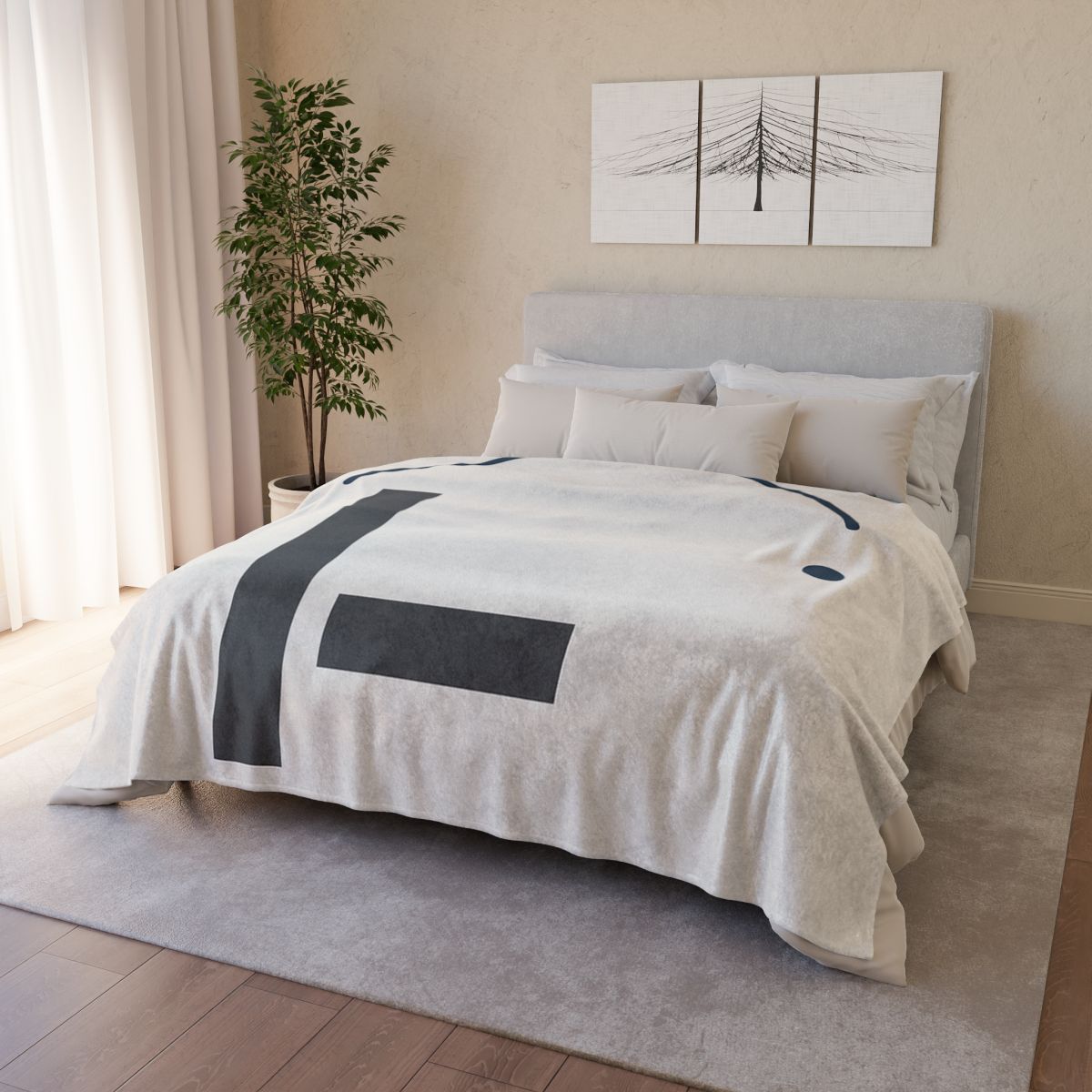 Arc Over Simple Column stylish throw blankets