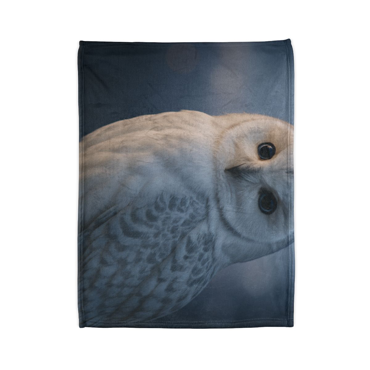 Twilight Watcher Snowy Owl unique gift blankets