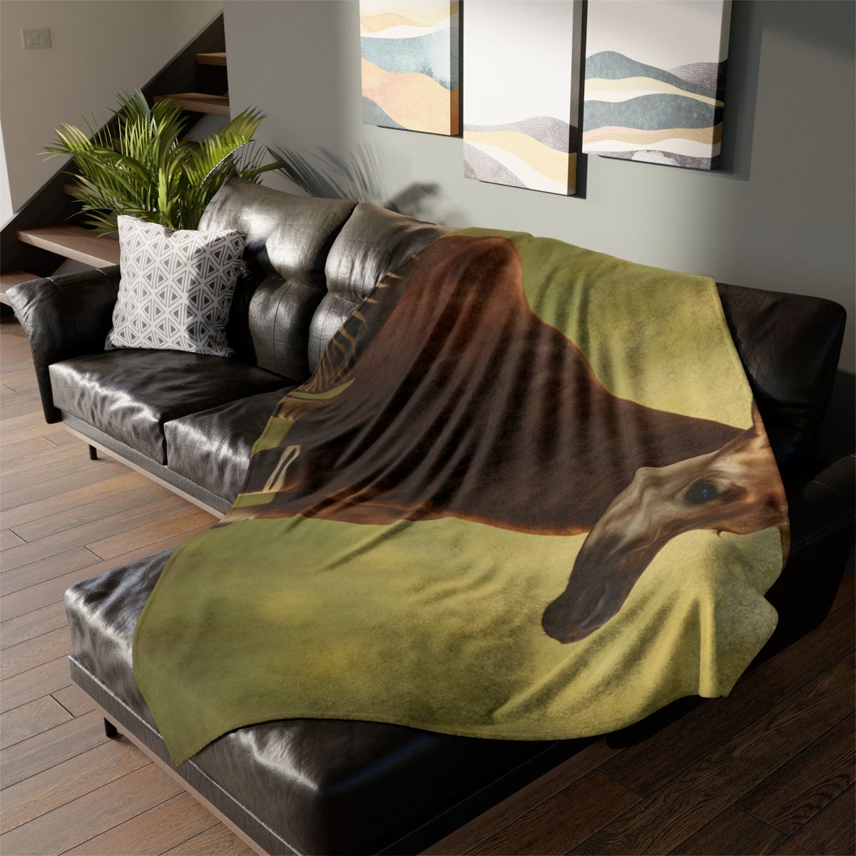 Velvet Stride Okapi stylish throw blankets