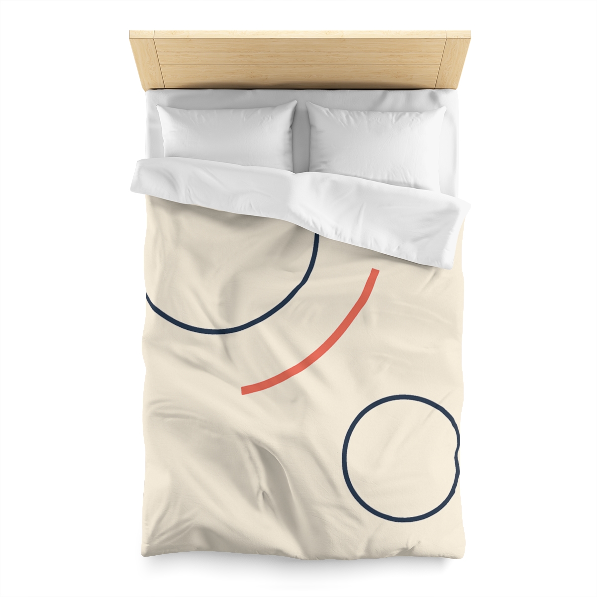 Orbit Gap Circle Pair unique patterned duvets