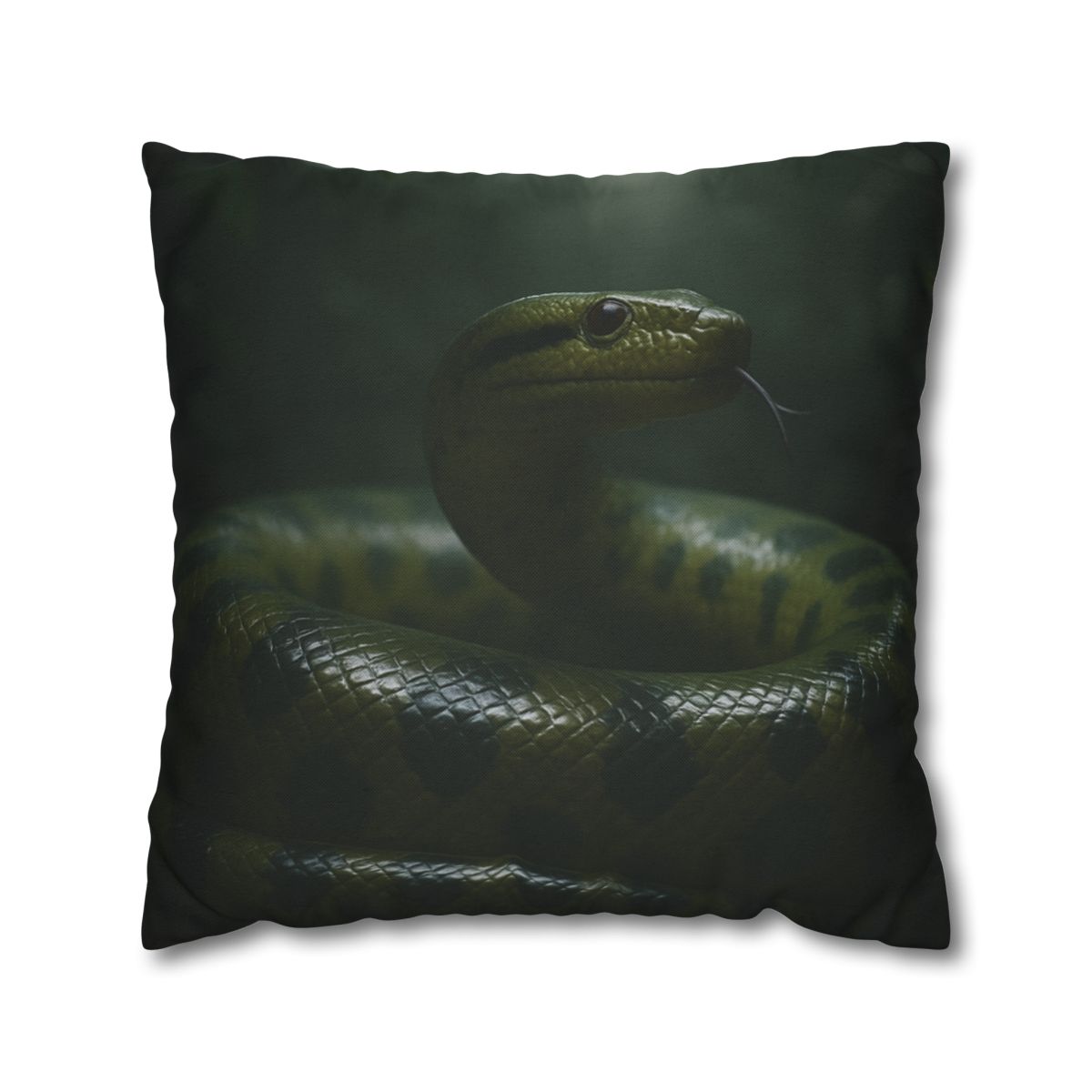 Starlit Coil Green Anaconda comfortable bedding pillow covers