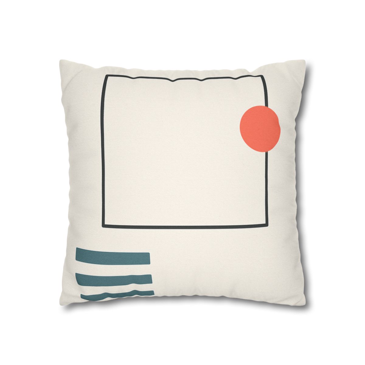 Quiet Orbit With Split Frame designer print pillow cases