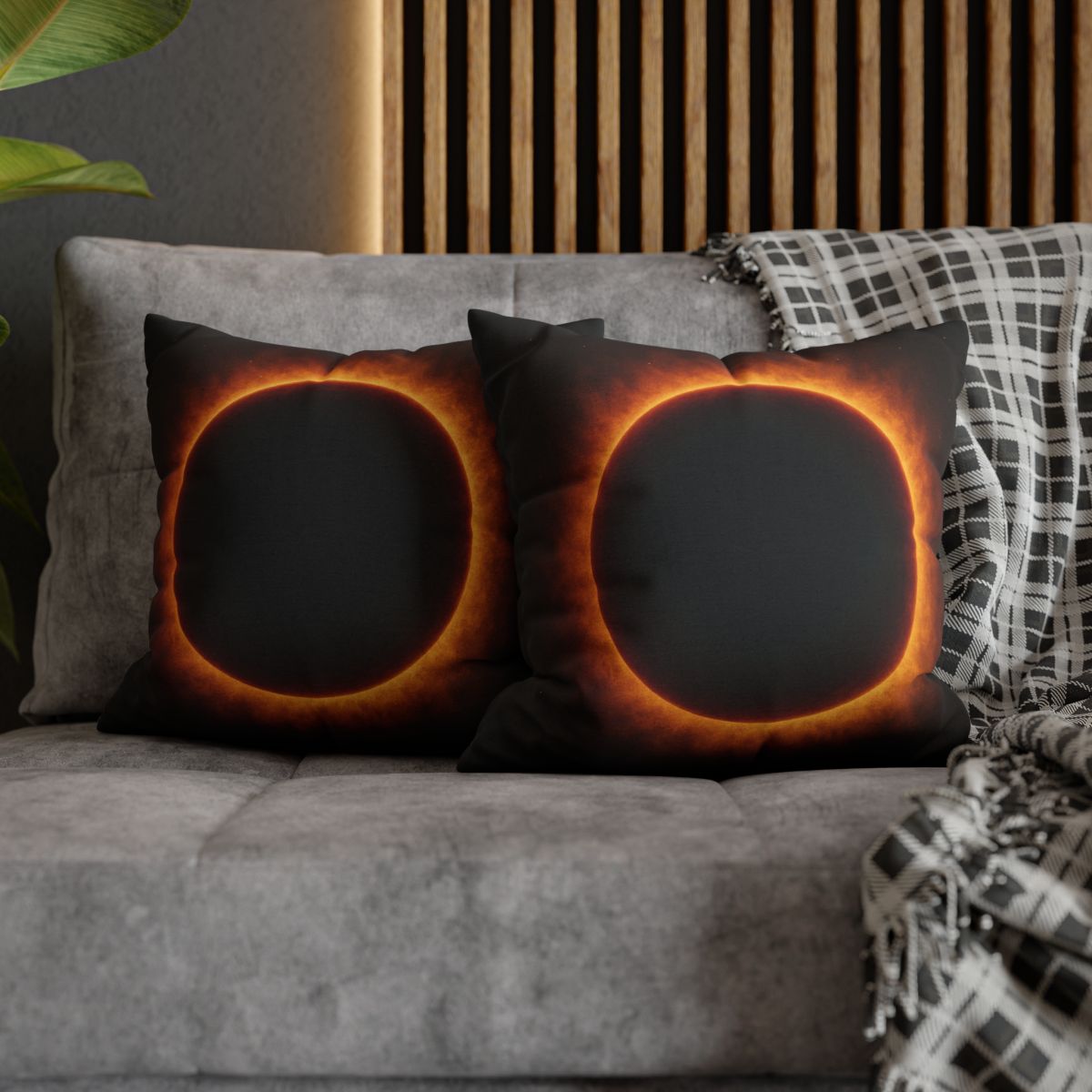 Event Horizon Velvet Bloom custom pillow cases