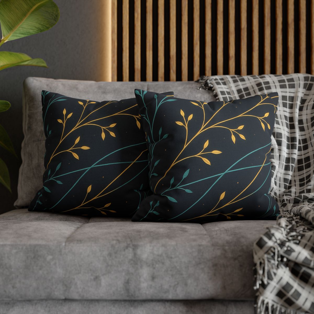 Starlit Vine Constellation unique gift pillow cases