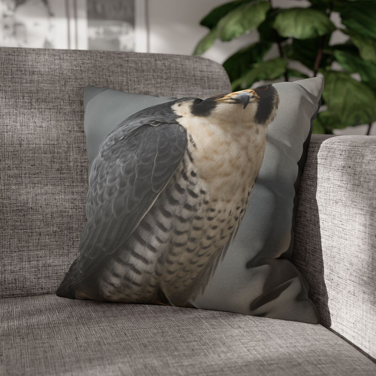 Starlit Focus Peregrine Falcon comfortable bedding pillow covers