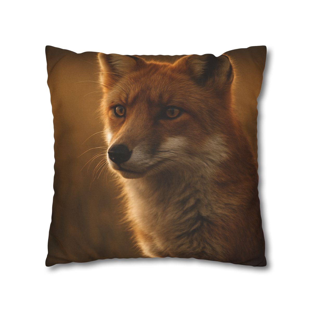 Crimson Whisper Red Fox comfortable bedding pillow covers