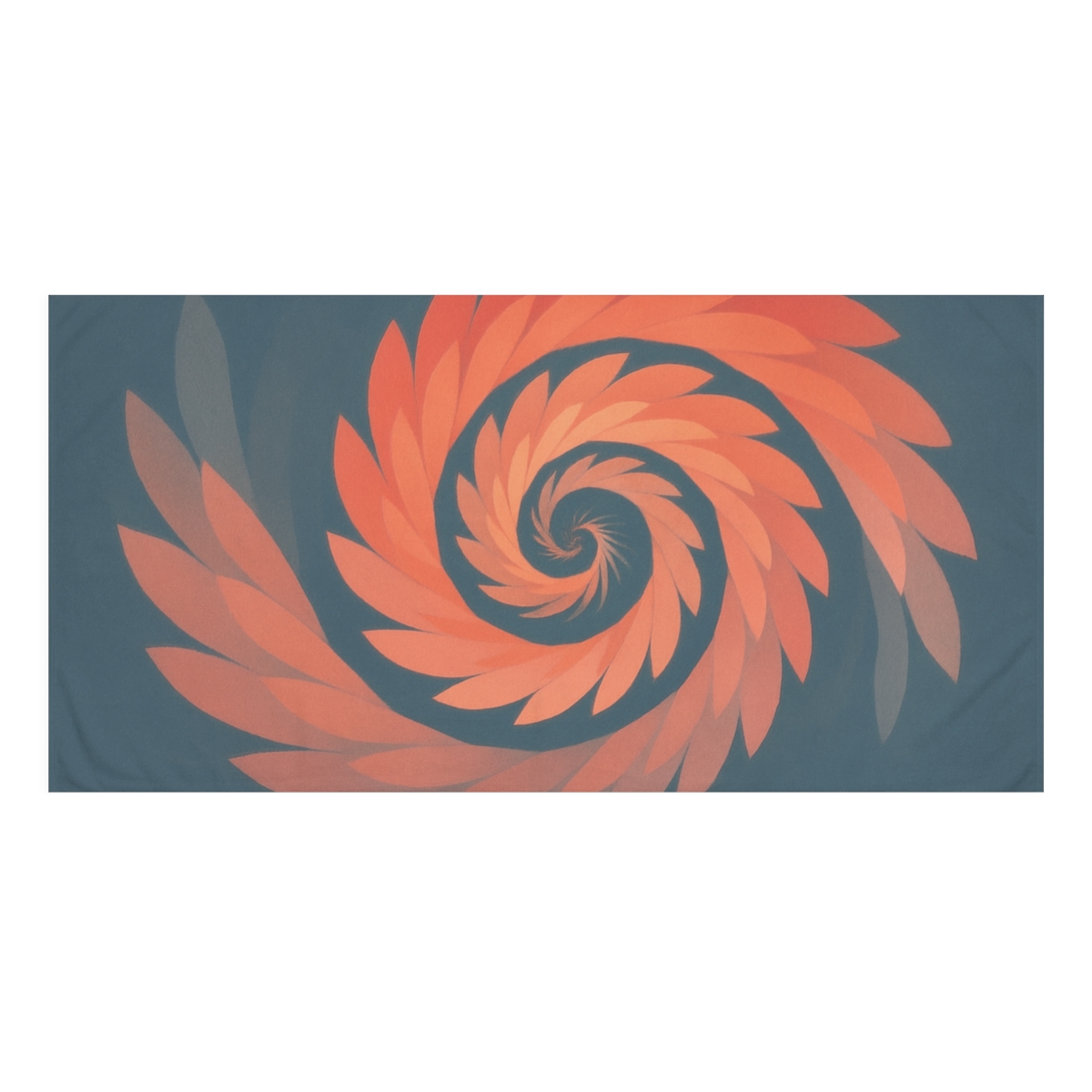 Spiral Bloom Timewave decorative home towelscustom towels