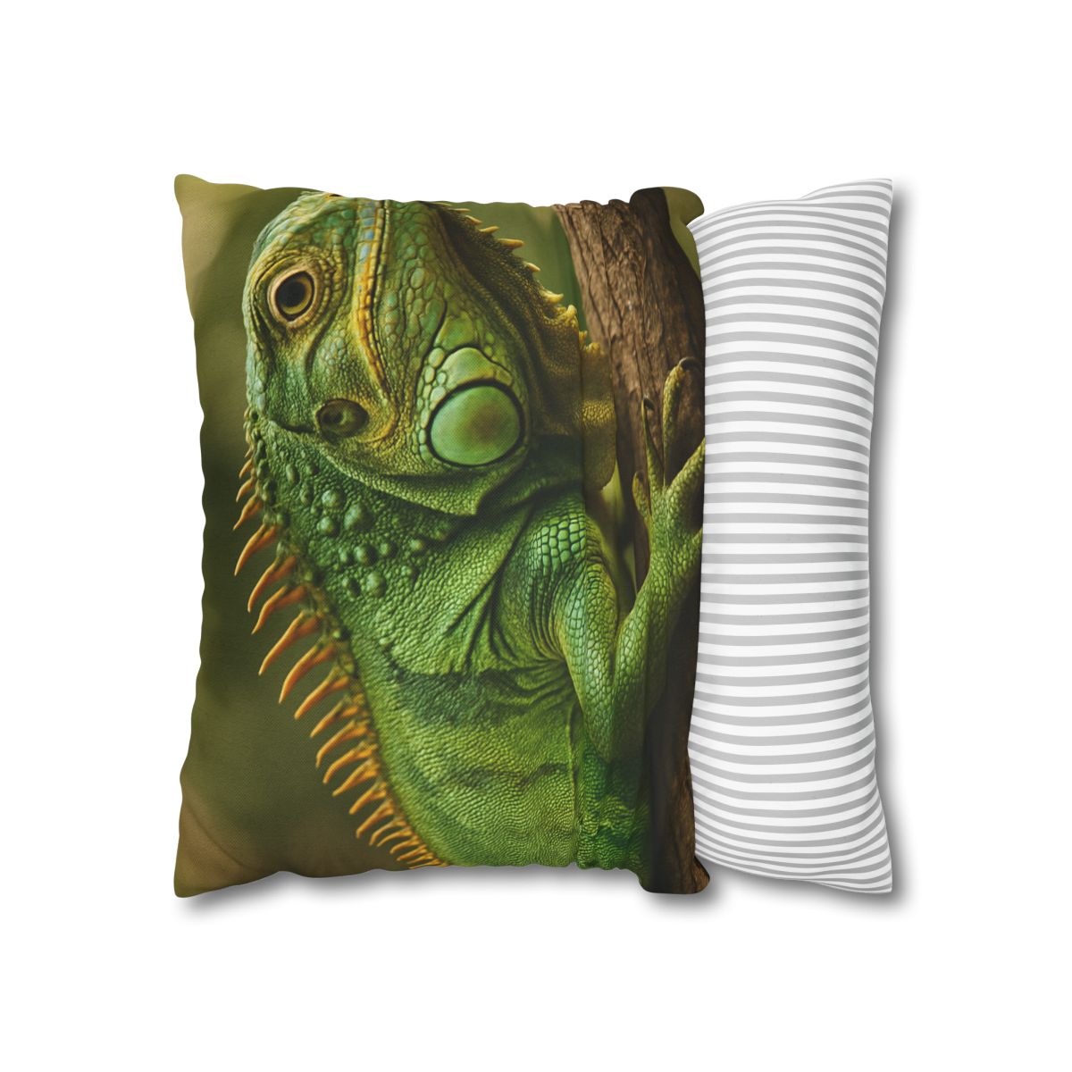 Emerald Drift Green Iguana unique gift pillow cases