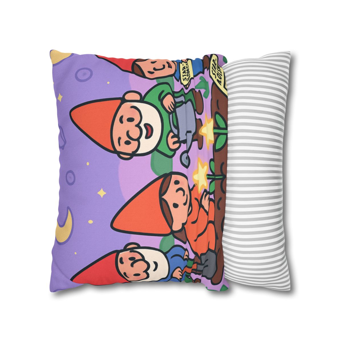 Galactic Garden Gnomes unique gift pillow cases