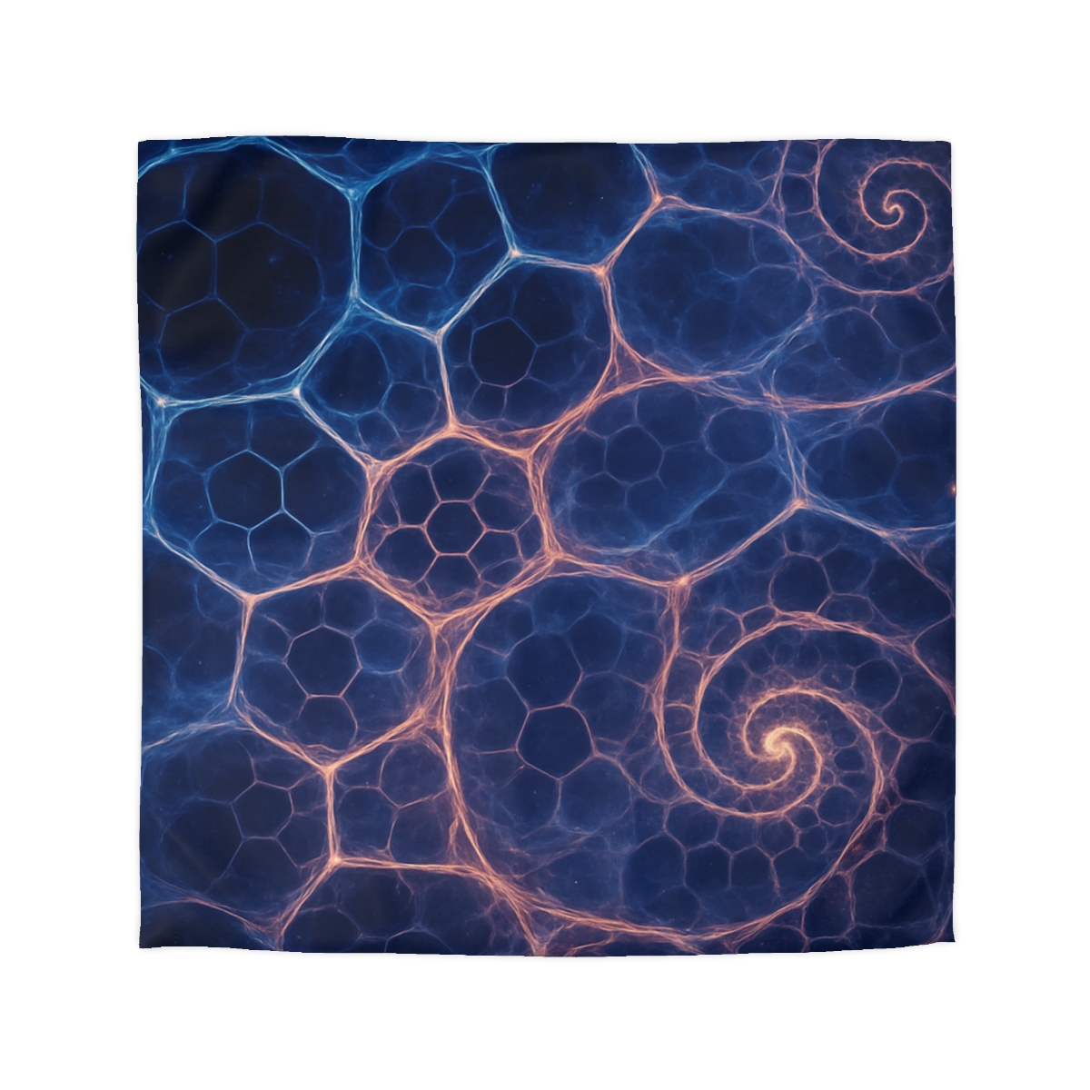 Fractal Nebula Lattice duvets for gifts