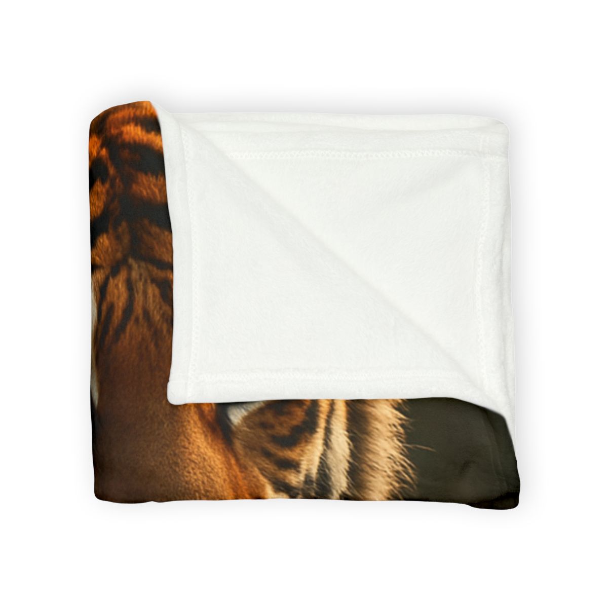 Forest Stalker Bengal Tiger personalized cozy blankets