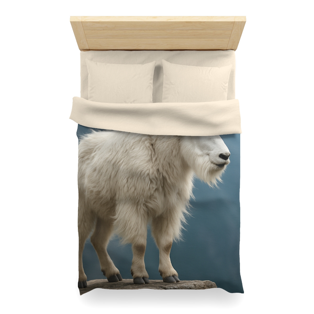 Glimmer Peak Mountain Goat trendy bedroom duvets