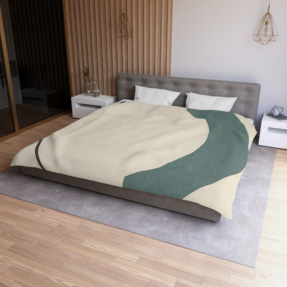 Intersecting Arc Pair stylish duvet covers