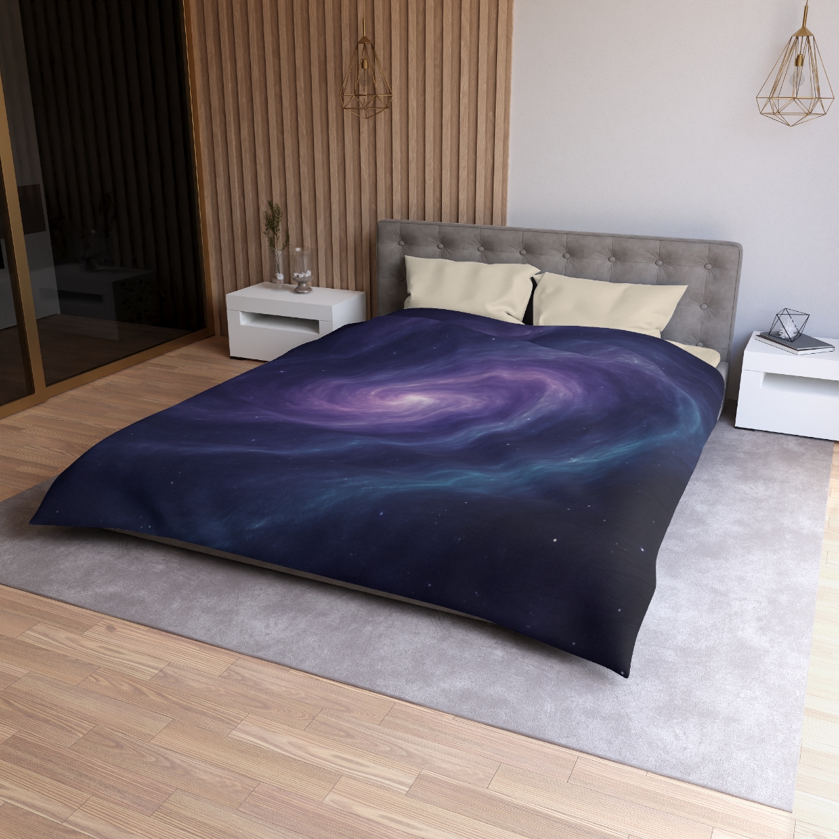 Nebula Spiral Reverie stylish duvet covers