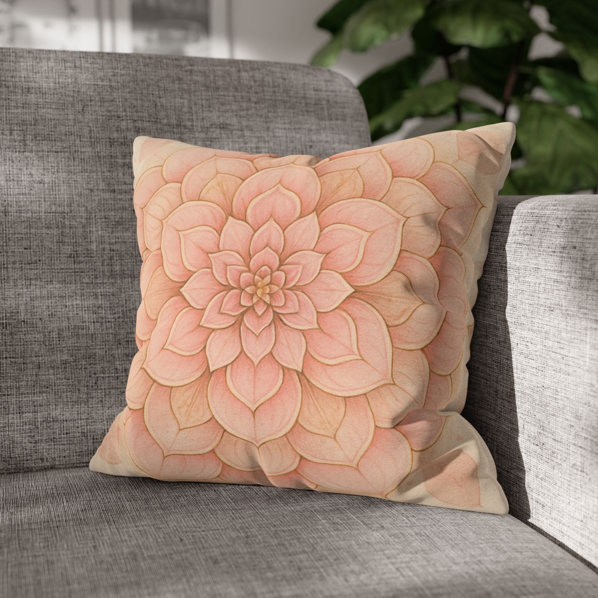 Petal Concentric Chorus designer print pillow cases