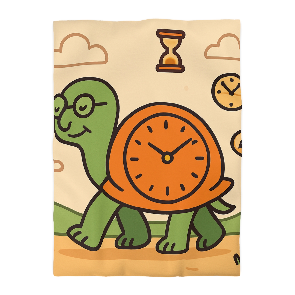 Time Turtle Journey soft comforter duvets