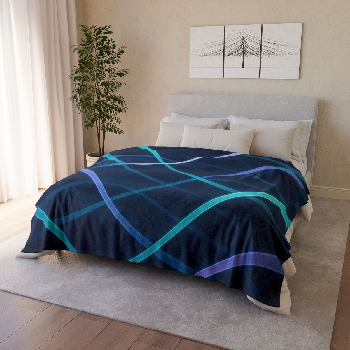 Gravitational Ribbon Lattice warm winter blankets