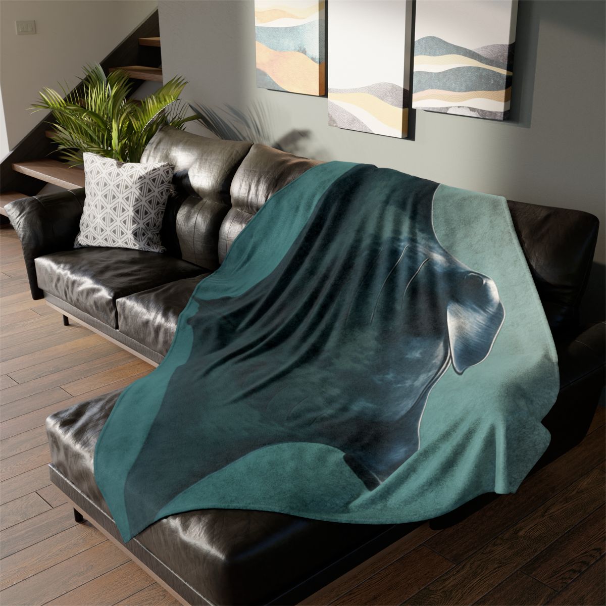 Nebula Glide Giant Manta Ray warm winter blankets