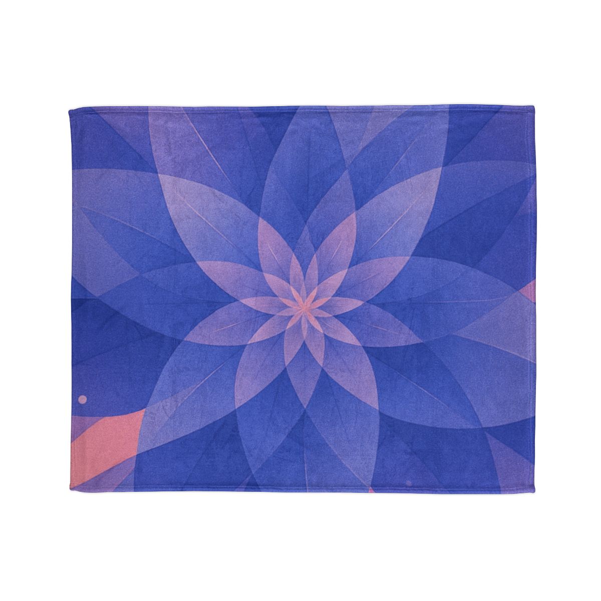 Petal Prism Overlap soft fleece blankets
