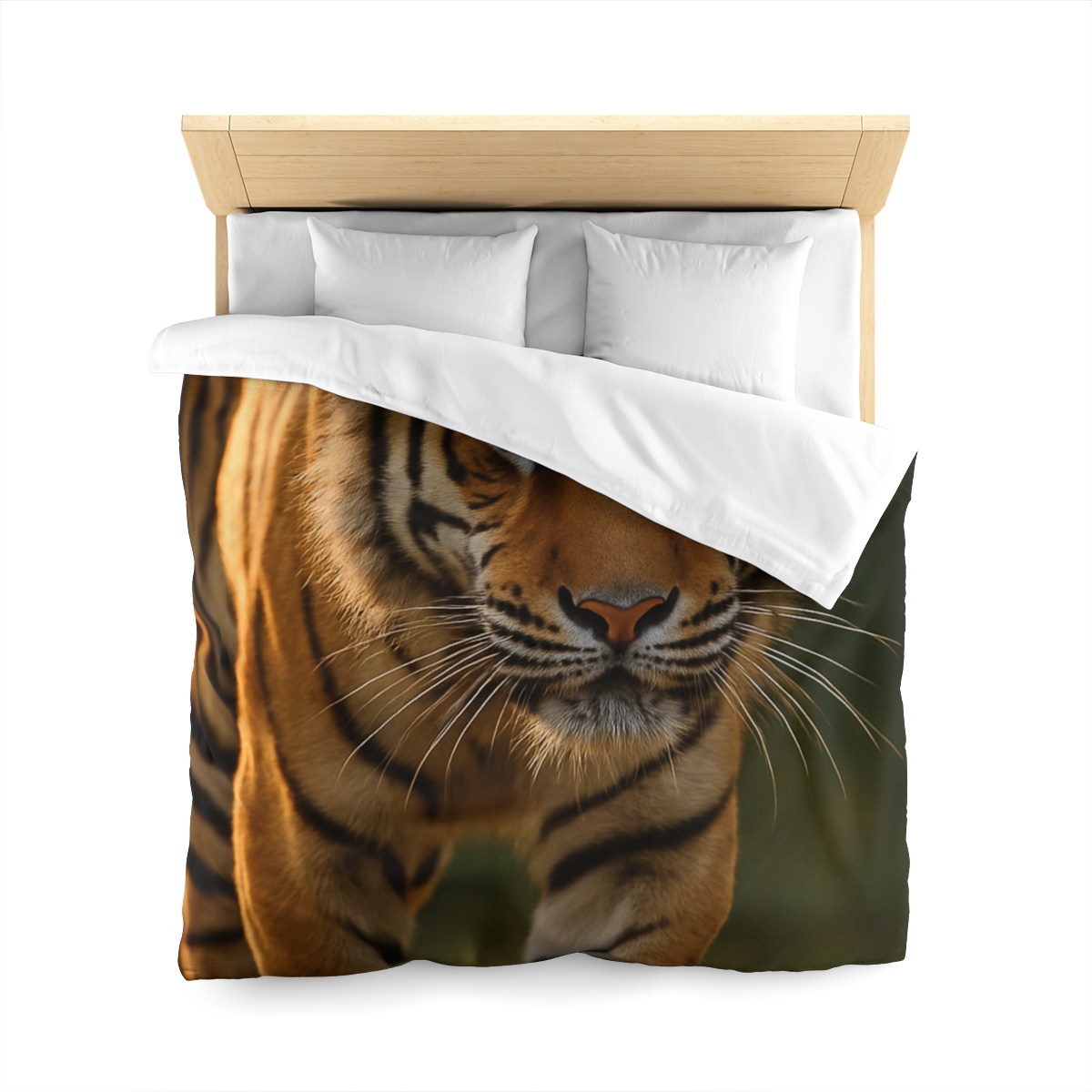 Forest Stalker Bengal Tiger designer printed duvets