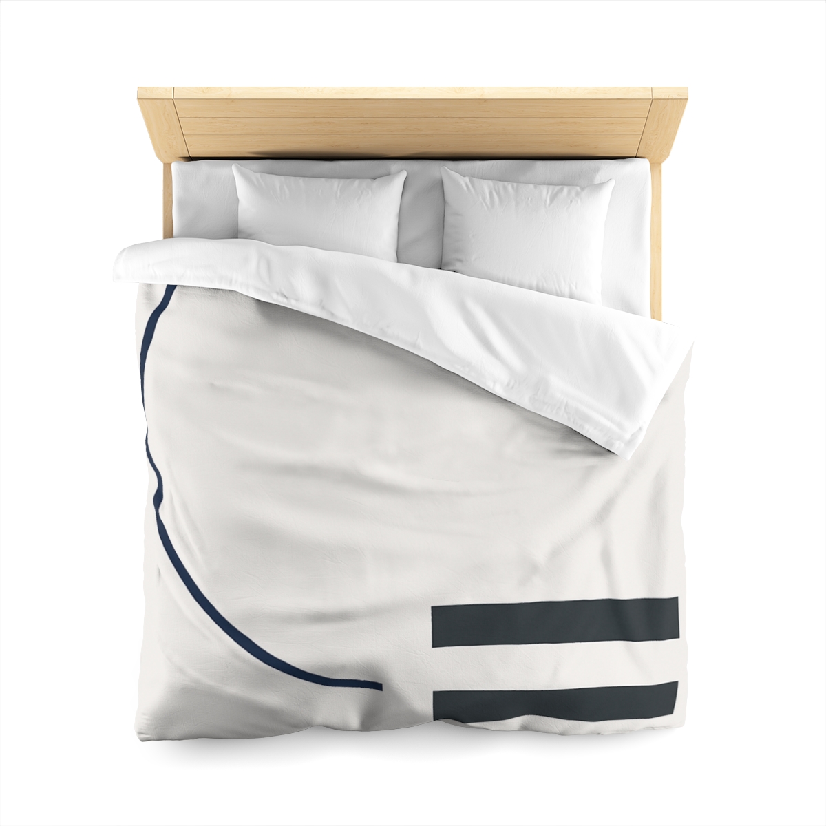 Arc And Twin Bars Alignment unique patterned duvets