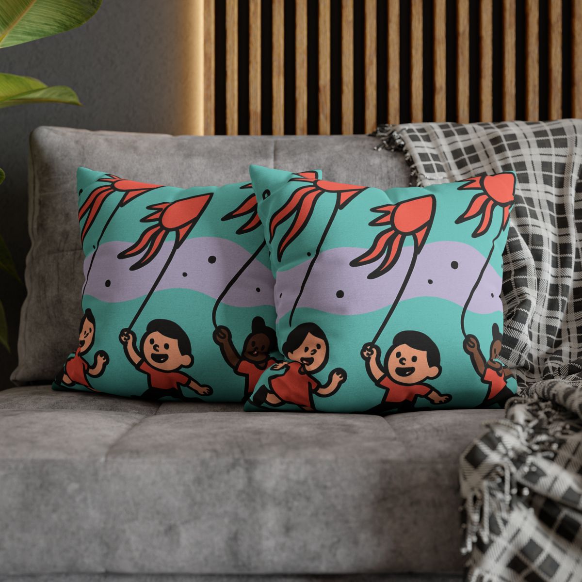 Nebula Kite Race unique gift pillow cases