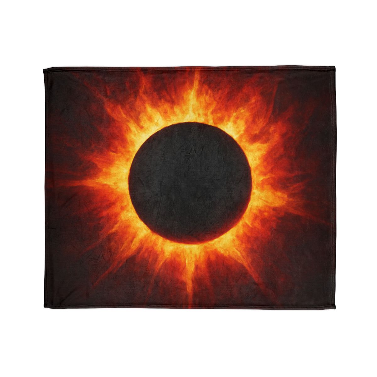 Eclipsed Ember Bloom trendy patterned blankets