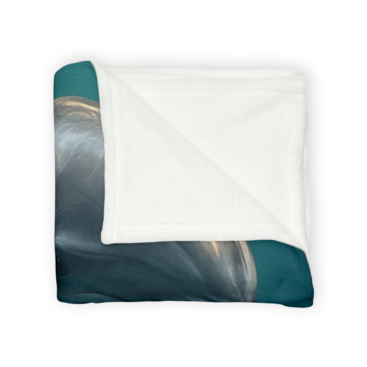 Nebula Drift Bottlenose Dolphin soft fleece blankets