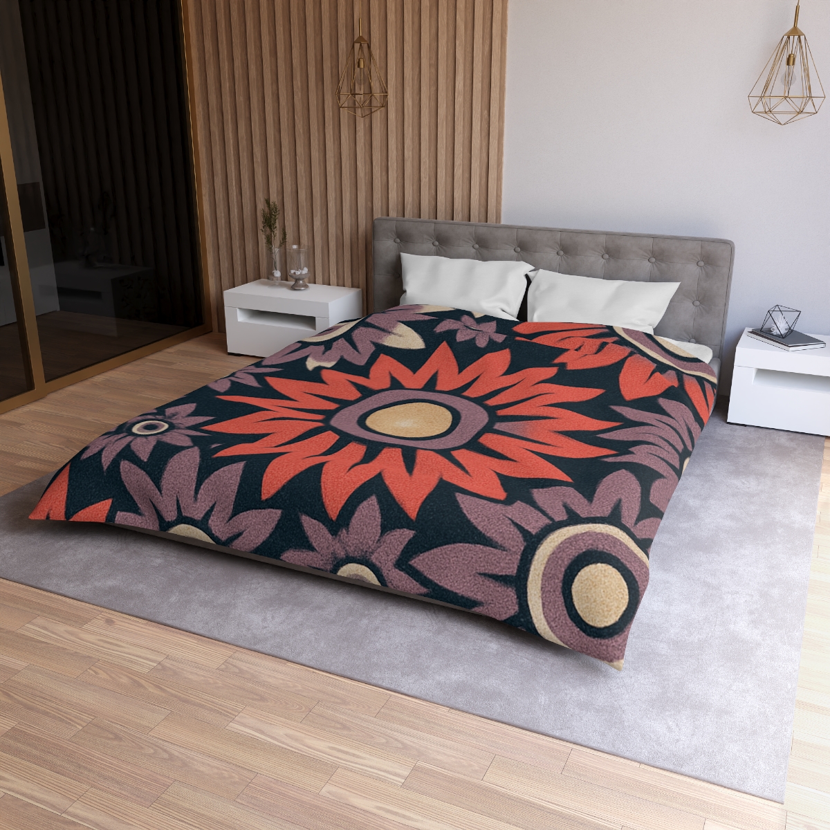 Bloom Burst Tessellation custom duvets