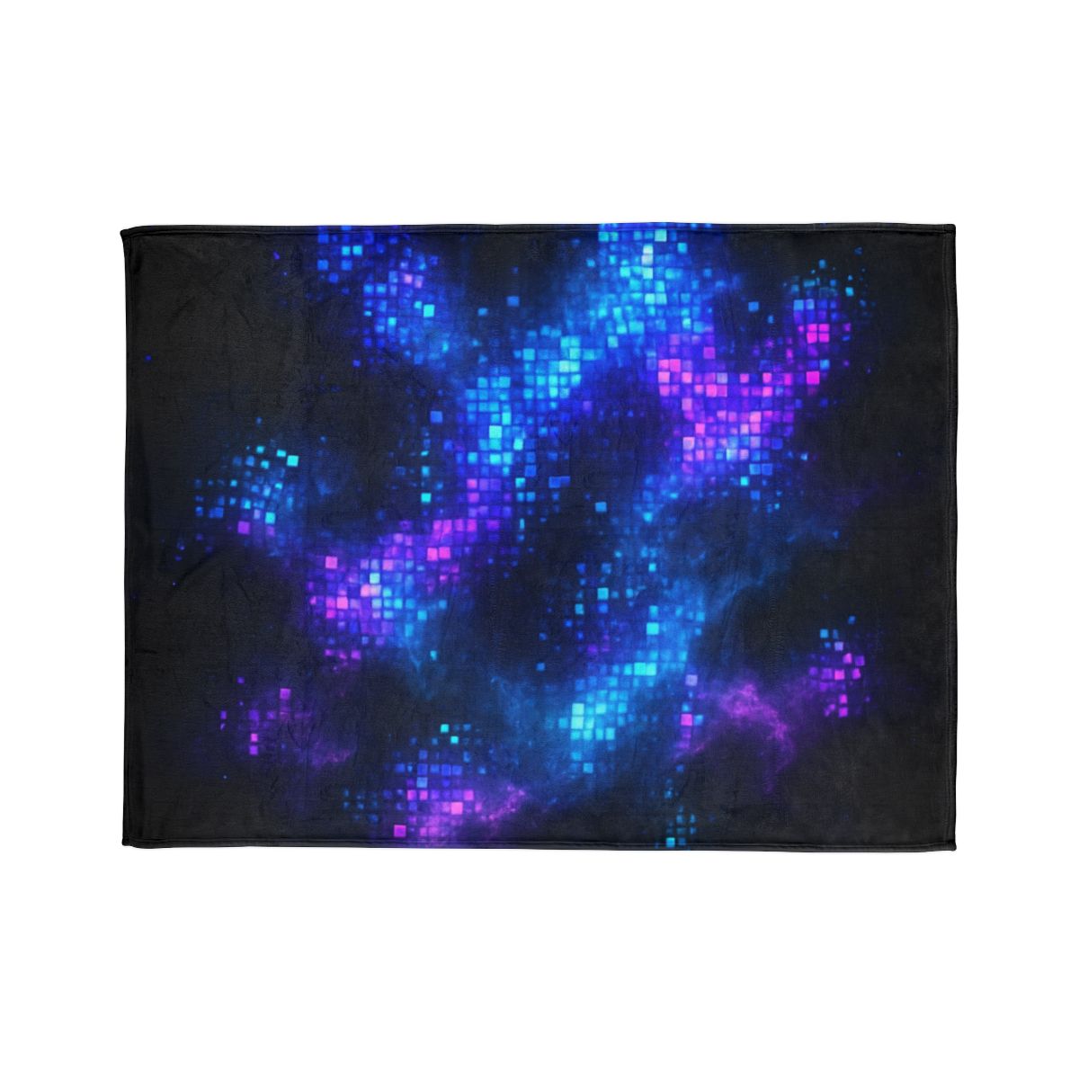 Quantum Nebula Mosaic stylish throw blankets