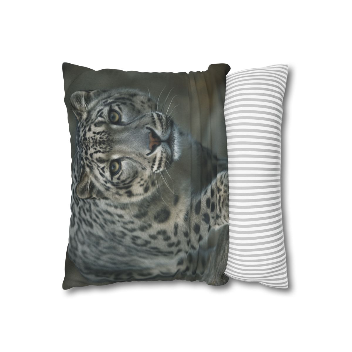 Starlit Sprint Snow Leopard comfortable bedding pillow covers