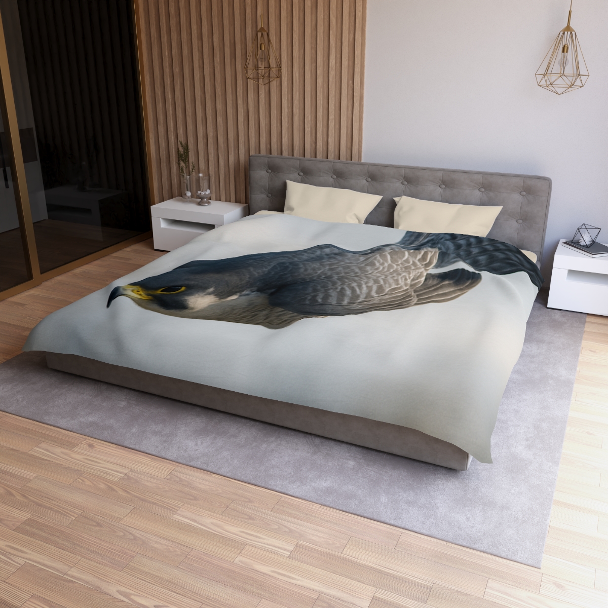 Comet Dive Peregrine Falcon stylish duvet covers